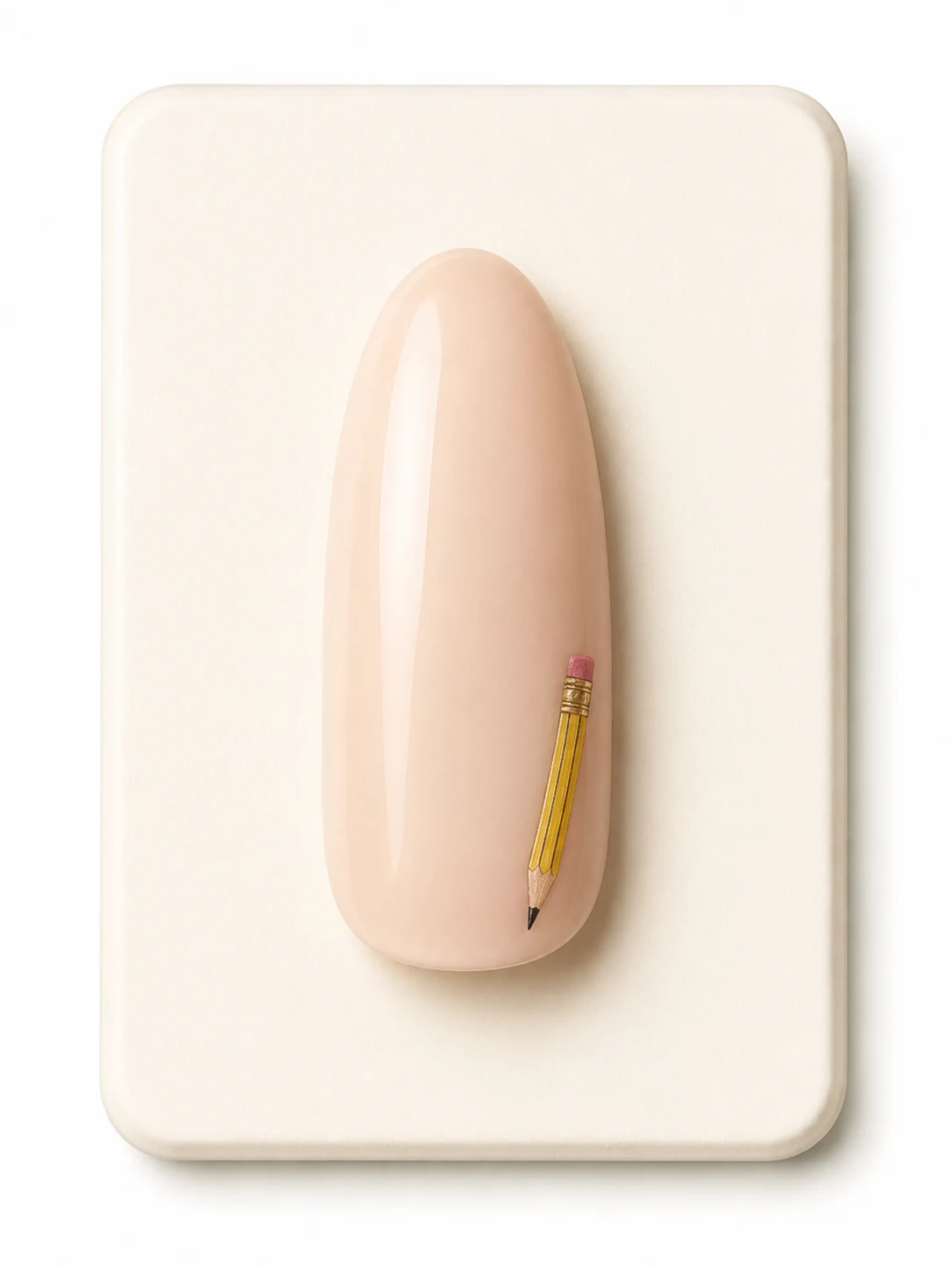 Tiny Pencil Accent accent nail design
