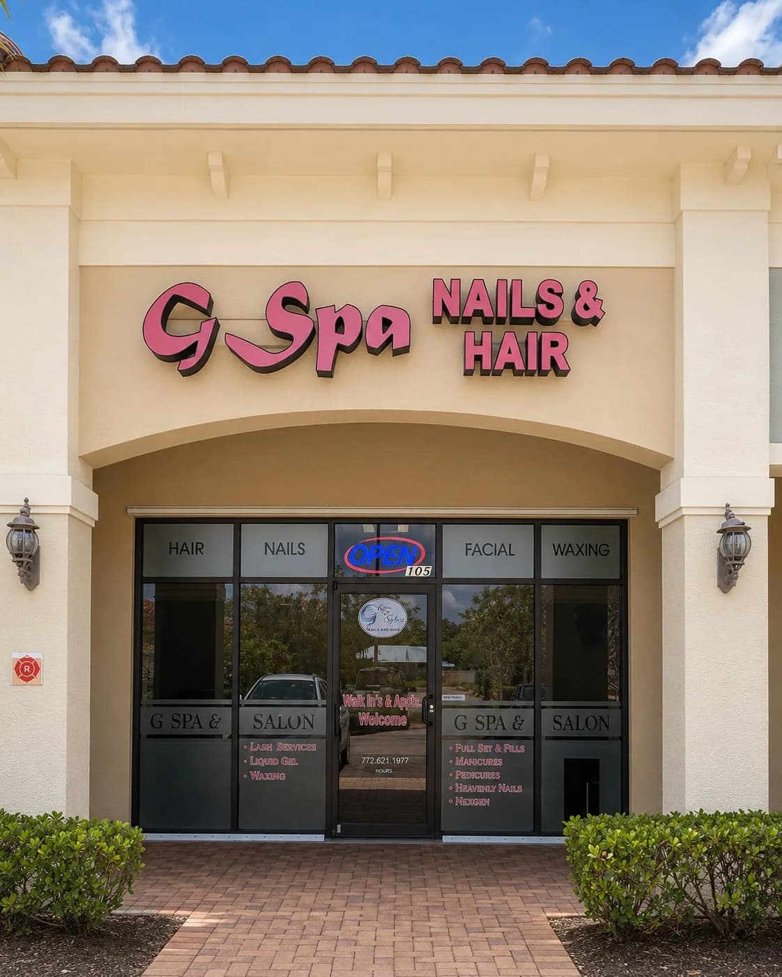 Inside G Salon & Spa in Port St. Lucie, FL
