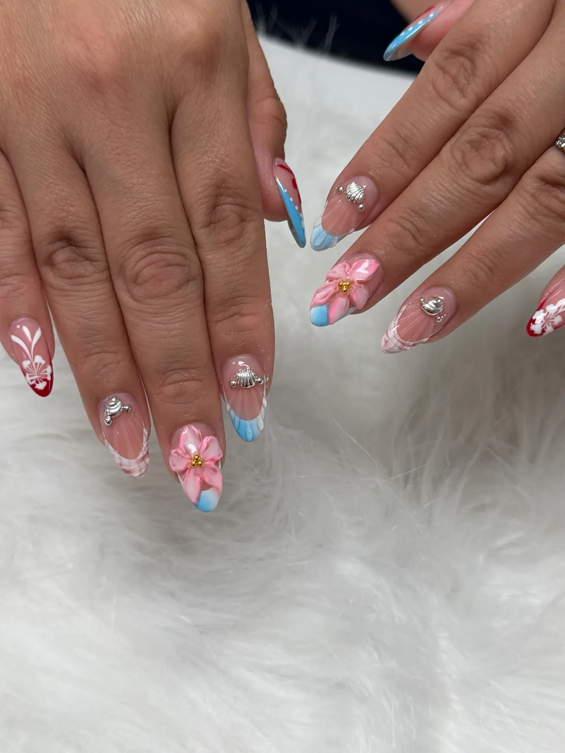 Fall nail art by G Salon & Spa in Port St. Lucie, FL