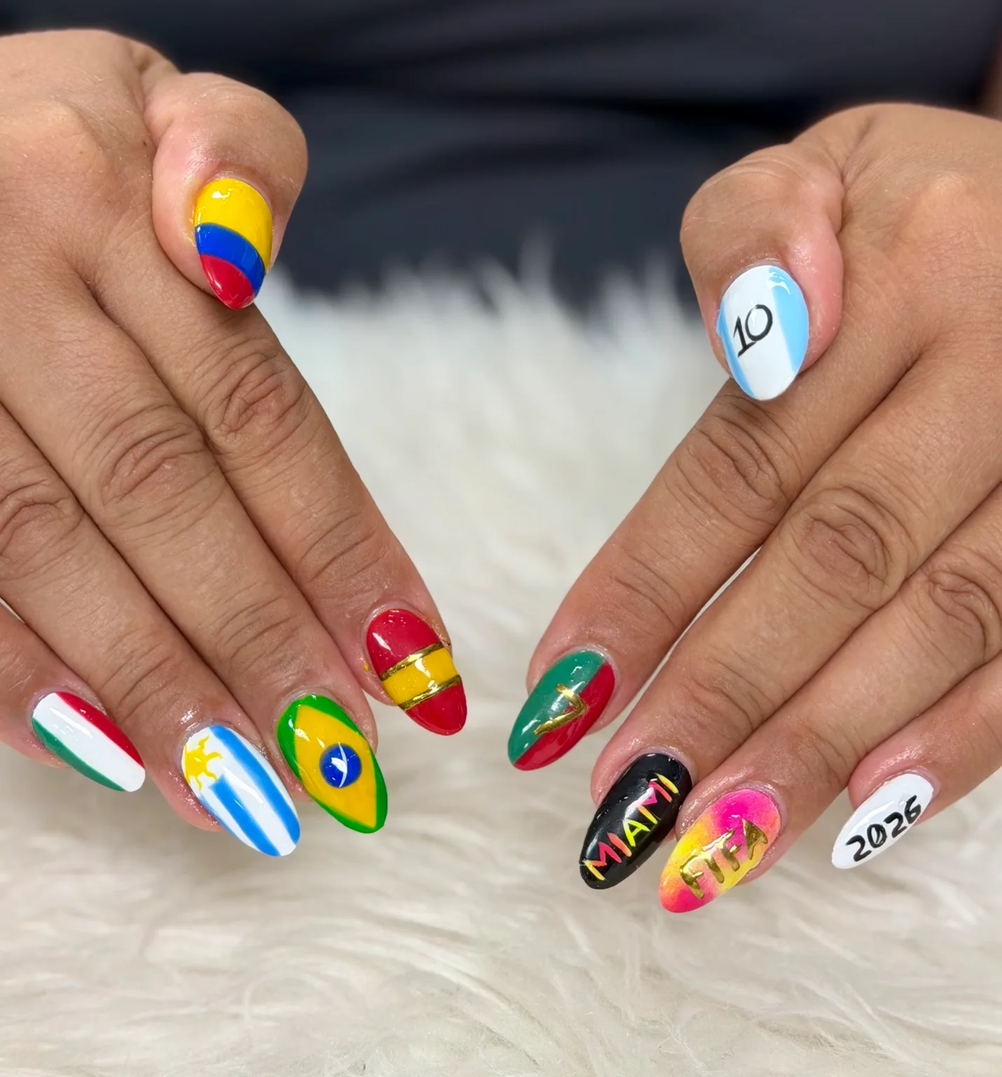 Fall nail art by G Salon & Spa in Port St. Lucie, FL