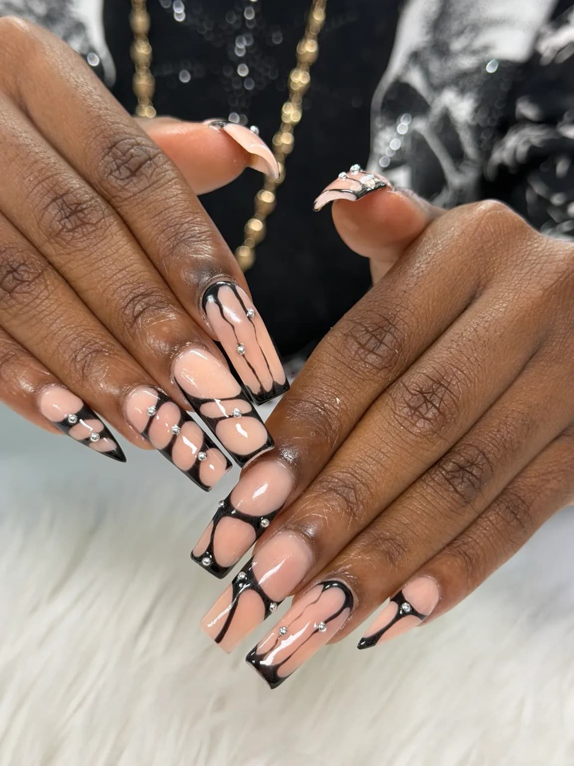 Fall nail art by G Salon & Spa in Port St. Lucie, FL