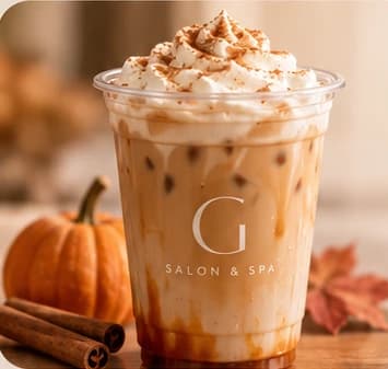 Pumpkin Cloud, iced pumpkin spice latte