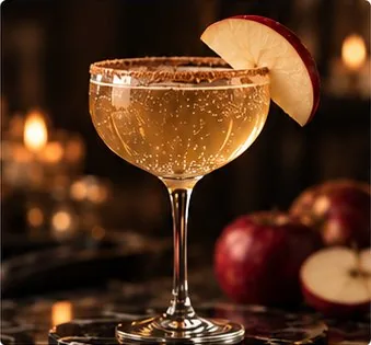 Sparkling apple drink